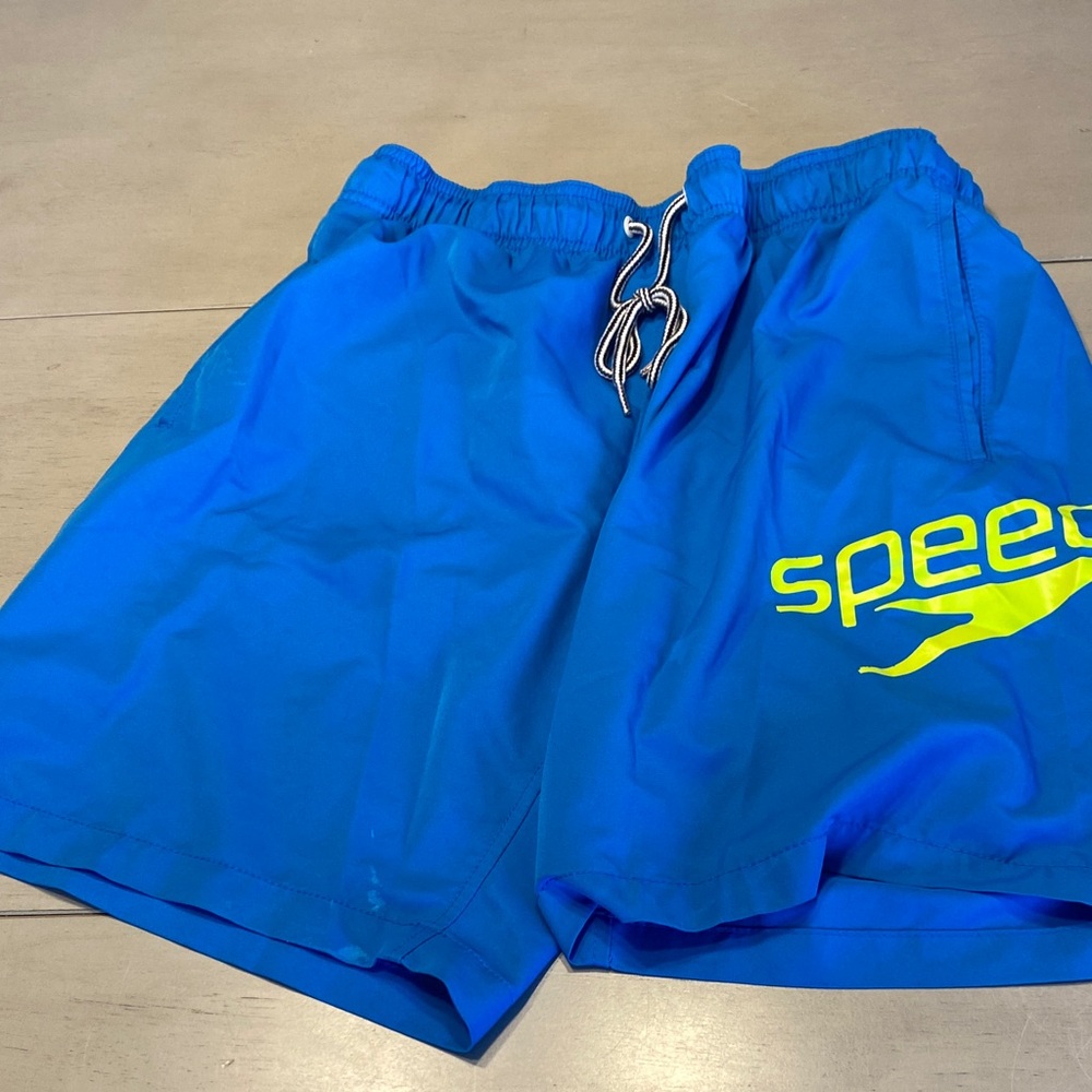 Speedo Men's Vibrant Blue Swim Trunks